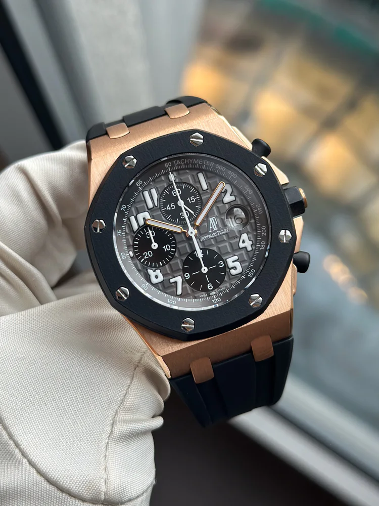 Audemars Piguet Royal Oak Offshore Chronograph box and extract from the archives 2003